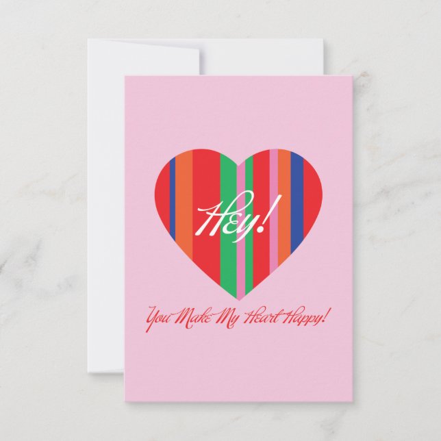 Agradecimento Cartão de Amor (Frente)