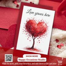 Cartão de Amor de São Valentim | Romântico para El