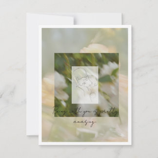 Agradecimento Cartão de Amor por Você