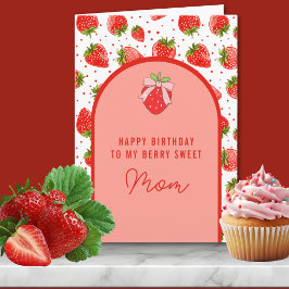 Agradecimento Cartão de Aniversário Berry Sweet