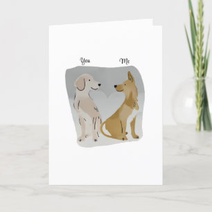Agradecimento Cartão de Aniversário Bonito para Amantes de Cão