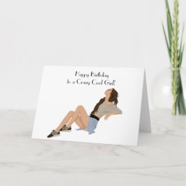 Agradecimento CARTÃO DE ANIVERSÁRIO DA GAROTA legal