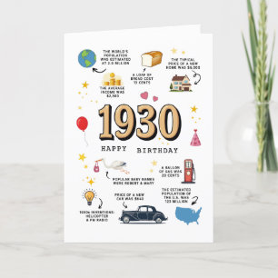 Agradecimento Cartão De Aniversário De 1930 Para Pai