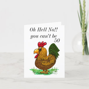 Agradecimento Cartão de aniversário de 50ª Galeria, Oh Inferno N