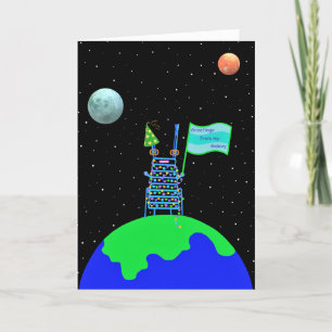 Agradecimento Cartão de aniversário de alienígena 2 de Jo Images