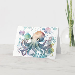 AGRADECIMENTO CARTÃO DE ANIVERSÁRIO DE OCTOPUS ALTO
