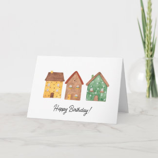 Agradecimento Cartão de Aniversário do Cliente Imobiliário da Wa