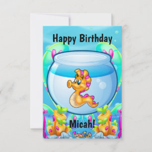 Agradecimento Cartão de Aniversário do FriendFish
