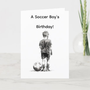 AGRADECIMENTO CARTÃO DE ANIVERSÁRIO DO MENINO DO FUTEBOL