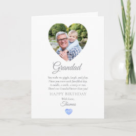 Agradecimento Cartão de aniversário do vovô doce de Toddler