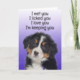 Agradecimento Cartão de Aniversário Engraçado Personalizado Cão 