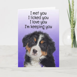 Agradecimento Cartão de Aniversário Engraçado Personalizado Cão