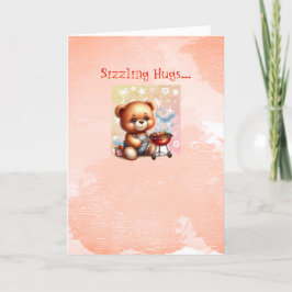 Agradecimento Cartão de Aniversário Feliz do Ursinho de Pelúcia