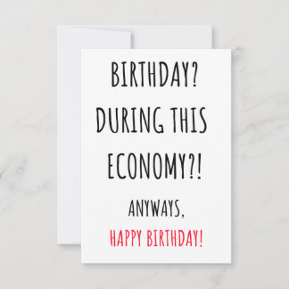 Agradecimento Cartão de Aniversário Feliz e Engraçado