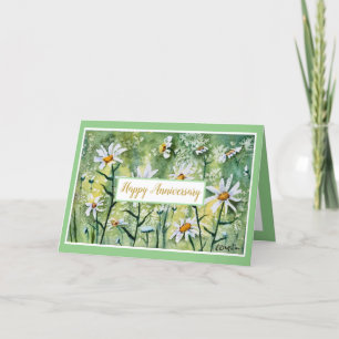 Agradecimento Cartão de Aniversário Feliz Floral Bonito Elegante