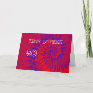 Agradecimento Cartão de Aniversário Feliz, Vermelho e Azul, Colo