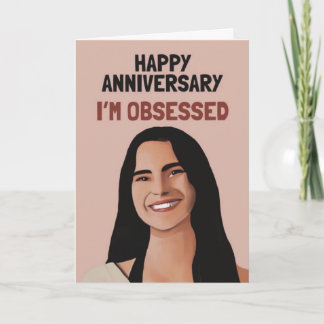 Agradecimento Cartão de Aniversário Obsessivo