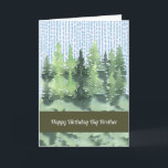 Agradecimento Cartão de aniversário para o Big Brother<br><div class="desc">Cartão de aniversário para seu irmão mais velho com árvores verdes e um céu aberto. As palavras na dentro podem ser alteradas. Obrigados para a Creative Fabrica para alguns dos elementos na design.</div>