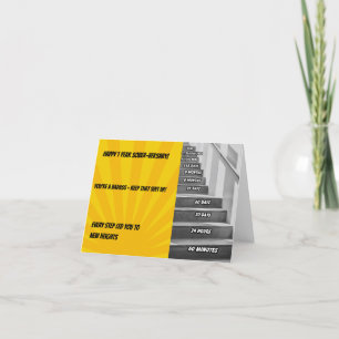 Agradecimento Cartão de Aniversário Sobriedade de Um Ano/Milesto