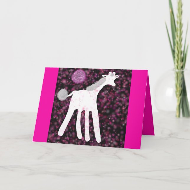 Agradecimento Cartão de Ano Novo da discoteca Giraffe (Frente)