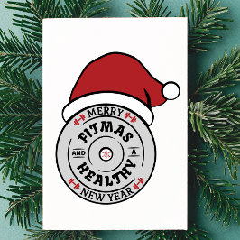 Agradecimento Cartão de Ano Novo para a Feliz de Natal e Saúde