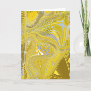 Agradecimento Cartão de Arte Amarelo Dandelion