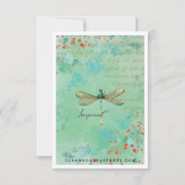 Agradecimento Cartão de Arte Inspirado