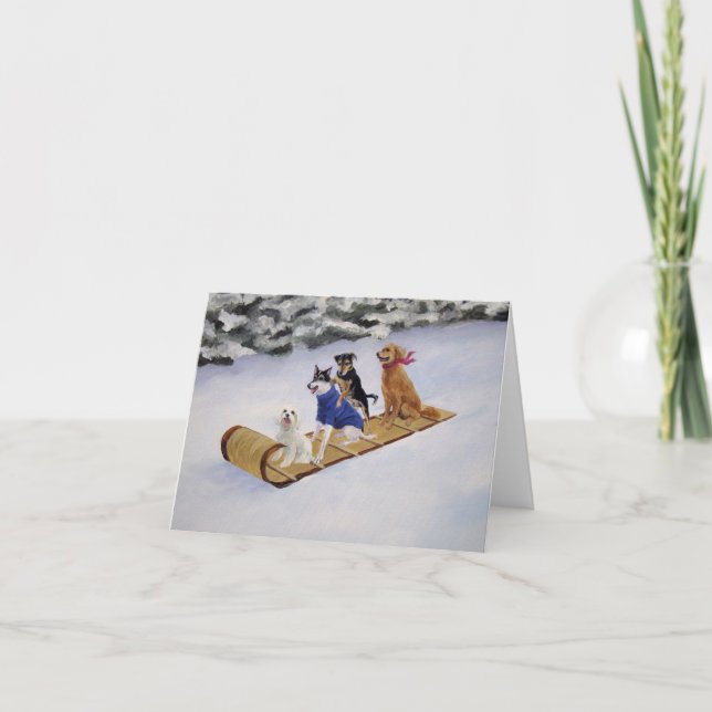 Agradecimento Cartão de bilhete Tobbagan Tails (Frente)