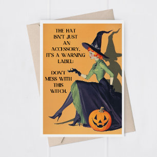 Agradecimento Cartão de Boas Festas de Halloween para Adultos co