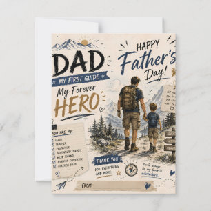 Agradecimento Cartão de Boas Festas Personalizado para Papai Ave