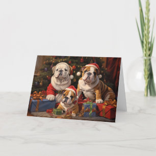 Agradecimento Cartão de Boas-Vindas de Natal para Santa Claus Bu