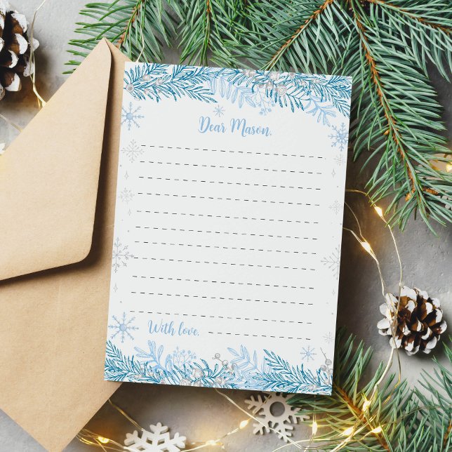 Agradecimento Cartão de Cápsula de Natal Floco de Neve (Criador carregado)