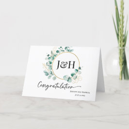 Agradecimento cartão de casamento é projetado profissionalmente 