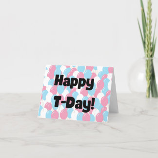 Agradecimento Cartão de Celebração T-Day
