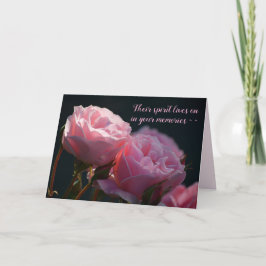 AGRADECIMENTO CARTÃO DE CONDOLÊNCIAS DUO PINK ROSES