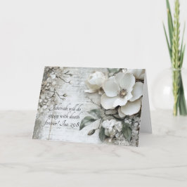 Agradecimento Cartão de condolências JW - Memória Limitada de Je