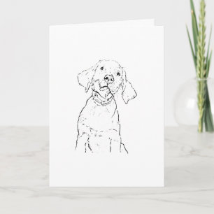 Agradecimento Cartão de Condolências Labrador Retriever