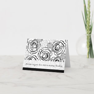 Agradecimento Cartão de condolências Obrigado