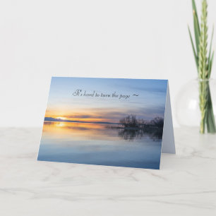 Agradecimento Cartão de condolências SUNSET
