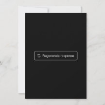 Cartão de Desculpas de Regenerar Resposta