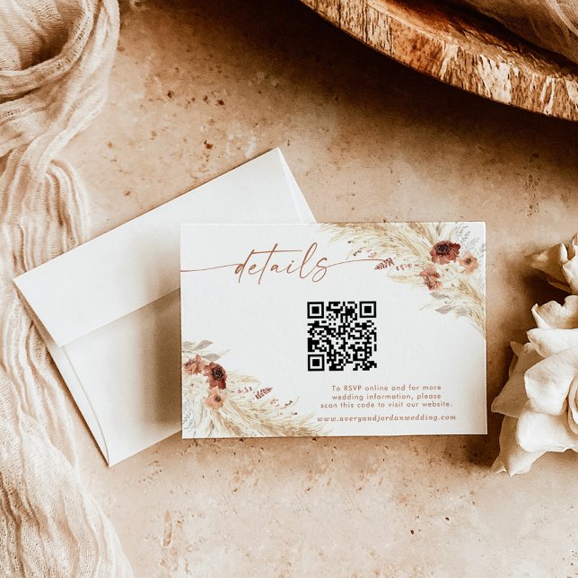Agradecimento Cartão de Detalhes do Site de Casamento do Código  (Criador carregado)