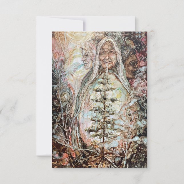 Agradecimento Cartão de Detentores de Sabedoria (Frente)