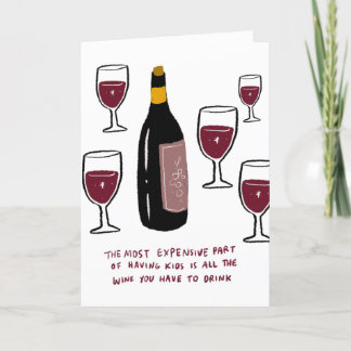 Agradecimento Cartão de Dia da Mãe Engraçado | Todo O Vinho