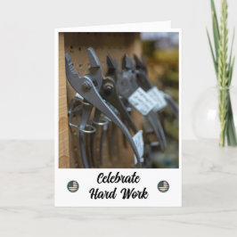 Agradecimento Cartão de Dia da Mão de Obra para Sucesso de Arran