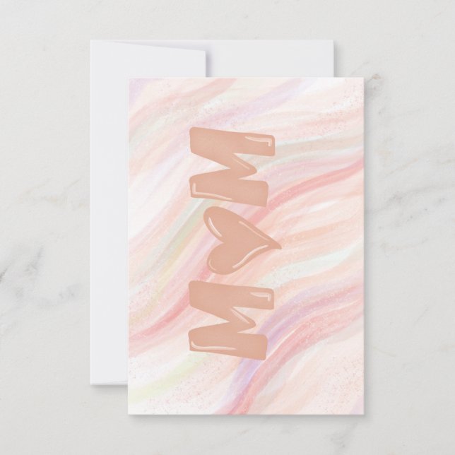 Agradecimento Cartão de Dia das Mães (Frente)