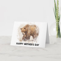 *~* Cartão de Dia de as mães AP72 Photo MAMA BEAR