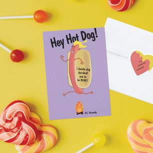 Agradecimento Cartão de Dia de os namorados escolar para criança