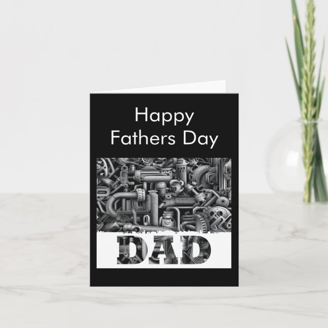 Agradecimento Cartão de Dia do Pai Perfeito (Frente)