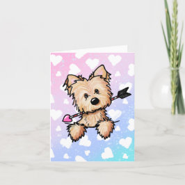 Agradecimento Cartão de Dia dos Namorados KiniArt Cairn