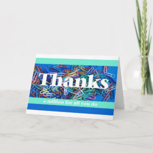 Agradecimento Cartão de Dia Profissional Administrativo — Obriga